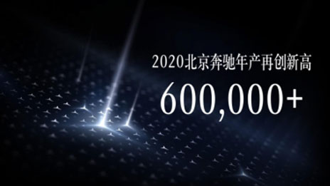 北京奔驰2020年产量突破60万辆